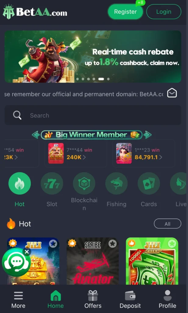BetAA Game Download